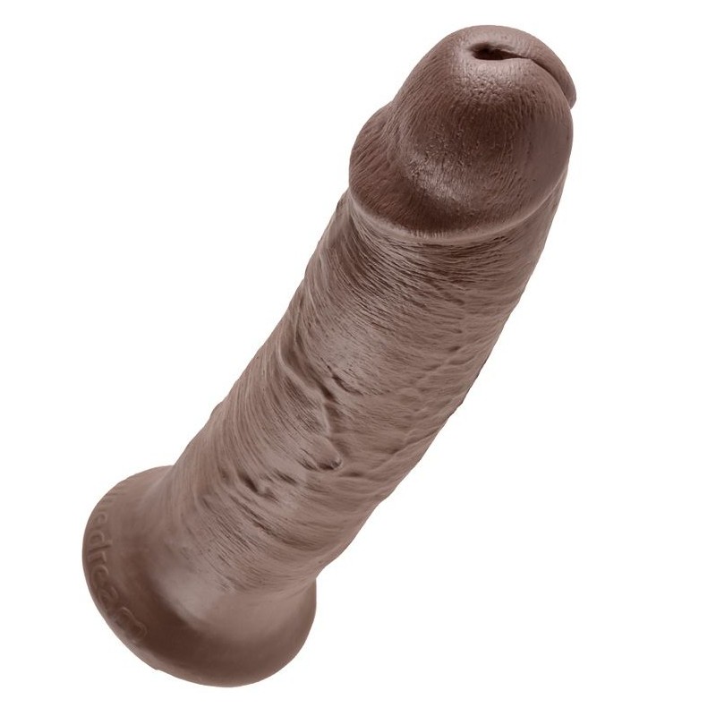 KING COCK - 10 DILDO BROWN 25.4 CM