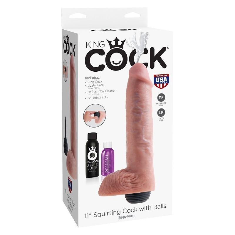 KING COCK - PENE REALISTICO EYACULADOR NATURAL...