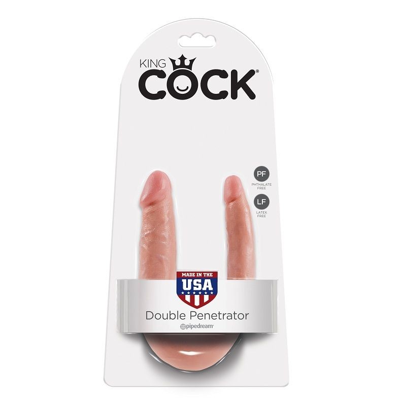KING COCK - U-SHAPED SMALL DOUBLE TROUBLE FLESH...
