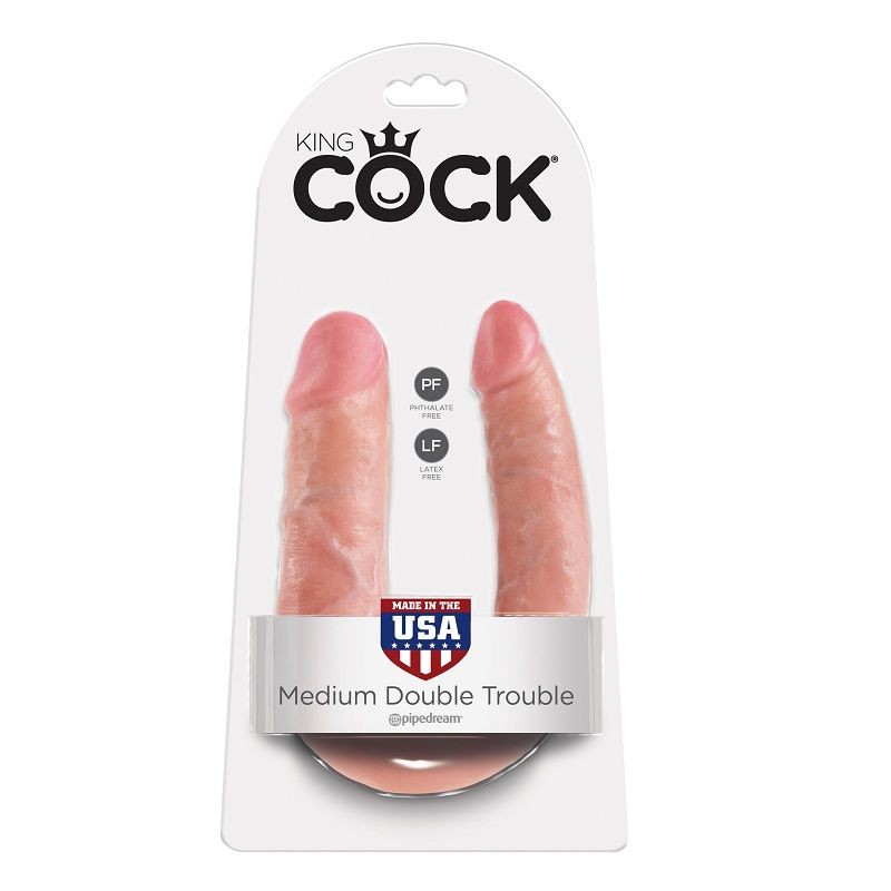 KING COCK - U-SHAPED MEDIUM DOUBLE TROUBLE...