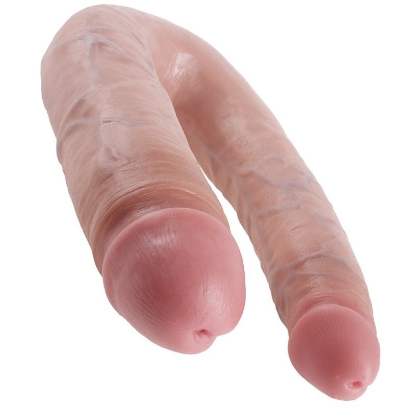 KING COCK - U-SHAPED LARGE DOUBLE TROUBLE FLESH...