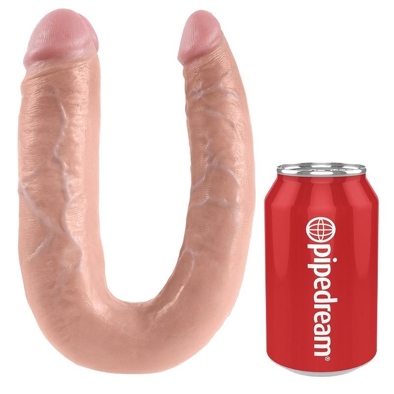 KING COCK - U-SHAPED LARGE DOUBLE TROUBLE FLESH...