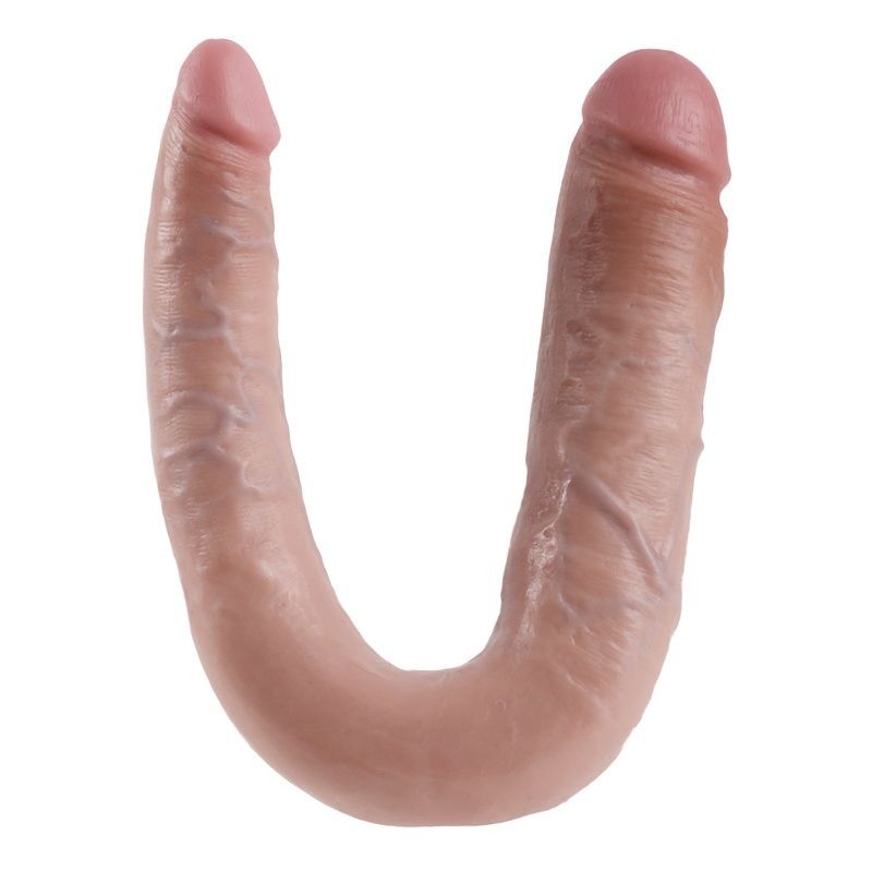 KING COCK - U-SHAPED LARGE DOUBLE TROUBLE FLESH...
