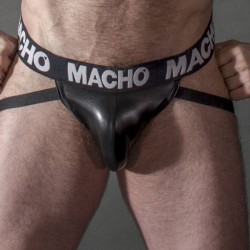 MACHO - MX25NC JOCK CUERO NEGRO S 2