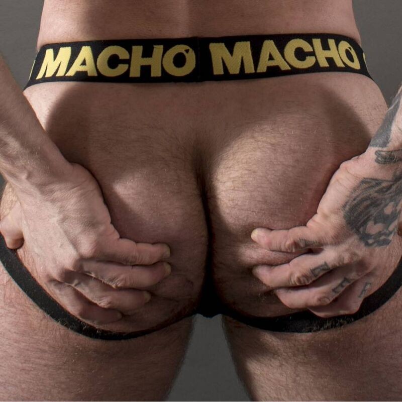 MACHO - MX25AC JOCK CUERO AMARILLO S