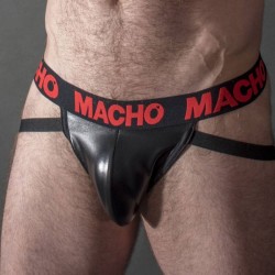 MACHO - MX25RC JOCK CUERO ROJO S 2