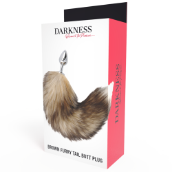 DARKNESS  TAIL BUTT PLUG SILVER 2