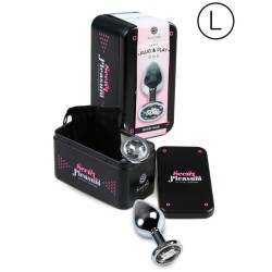 SECRETPLAY PLUG ANAL TRANSPARENTE  L 2